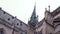 closeup shot of neogothic Mariendom cathedral in Linz, Upper Austria