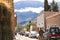 Closeup shot of one of the traditional streets of Purmamarca, Jujuy