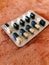 Closeup shot of pharmaceutical capsule pills