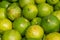 Closeup shot of rangpur citrus