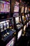 Closeup shot of slot machines in a casino of Las Vegas, Nevada