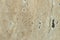 Closeup shot of a travertine stone, travertine texture