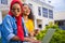 Closeup shot of two young African ladies and a laptop