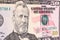 Closeup shot of Ulysses S. Grant portrait on the 1922 edition dollar banknote