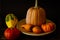 Closeup shot of various squashes