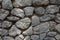 Closeup shot of a wall made of stones