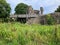 Closeup shot of Whittington Castle near Oswestry in England