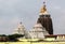 closeup side view of famous lord jagannath temple puri