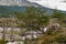 Closeup of small lake at Martial Mountains, Ushuaia, Argentina