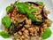 Closeup Spicy Minced Pork Salad