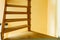 Closeup staircase with wooden steps