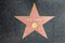 Closeup of Star on the Hollywood Walk of Fame for Bee Gees