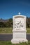 Closeup, station 10 of the cross, Calvary Cemetery. Santa Barbara, CA, USA