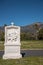 Closeup, station 7 of the cross, Calvary Cemetery. Santa Barbara, CA, USA