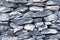 Closeup stone background, grey stack stone, nature texture background