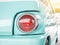 Closeup tail light lamp vintage classic car