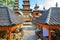 Closeup of a temple courtyard in Bali