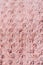 Closeup textile pink abstract background