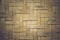 Closeup texture mats made of bamboo.