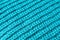 Closeup the Texture of Turquoise Blue Alpaca Knitted Wool Fabric in Diagonal Patterns
