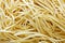 Closeup of texture uncooked noodles