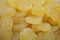 Closeup Thai dessert - yellow Jackfruit in Syrup