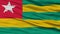 Closeup Togo Flag