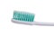 Closeup of toothbrush with soft and slim tapered bristle