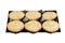 Closeup tray of christmas mincemeat pies