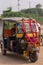 Closeup of tricycle taxi  Nandakeshwar  Karnataka  India