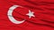 Closeup Turkey Flag
