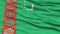 Closeup Turkmenistan Flag