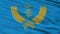 Closeup Tuymazinsky rayon flag, Russia