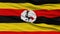 Closeup Uganda Flag