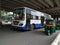 Closeup of Vehicles Moving Under the Flyover or Building of the Yelachenahalli Metro Station Green Line