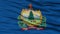 Closeup Vermont Flag, USA state