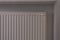 Closeup view of modern panel radiator indoors