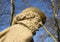 Closeup view, `Mother Goose` statue at the entrance to the Rumsey Playground, Central Park, New York City