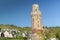 Closeup view of Ochsenturm, Oxen Tower, in the town of Oberwesel