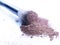 Closeup view of Powder and makeup brush