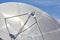 Closeup view of satellite dish.Communications