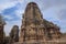 Closeup View of SukaSari Temple in Bhubaneswar - Odisha, India