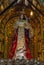 Closeup of Virgin of the Rosary at Convent Santo Domingo, Quito, Ecuador