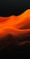 Closeup Wave Orange Black Lines Stunning Gradients Waveforms Top