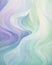 Closeup Wave Pattern Long Hair Pastel Color Spectral Flowing Whi