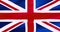 Closeup of waving flag of union jack, uk great britain england symbol, named united kingdom