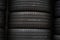 Closeup of wheel tires texture