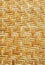 Closeup of wicker bamboo surface