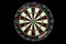 Closeup of Winmau dartboard