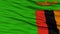 Closeup Zambia Flag